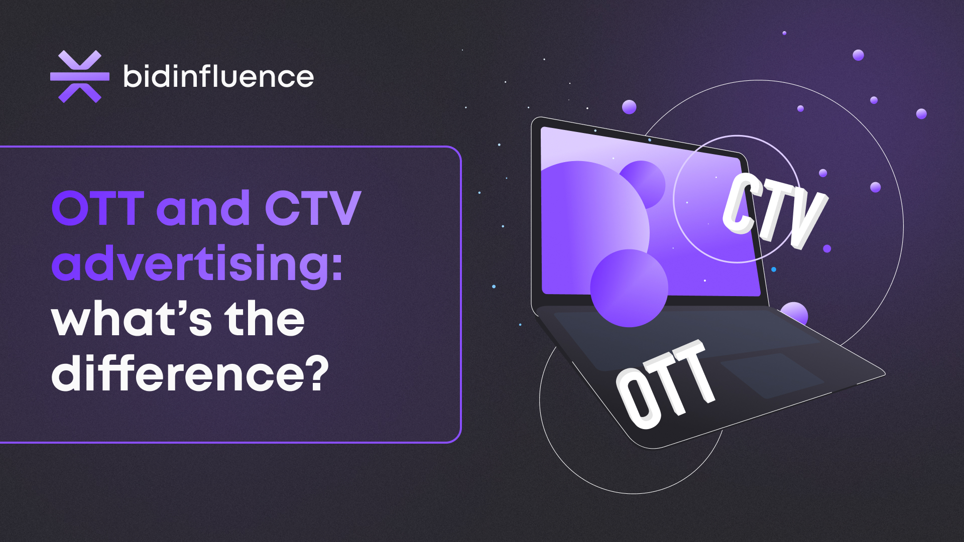 OTT and CTV advertising. What is the difference?